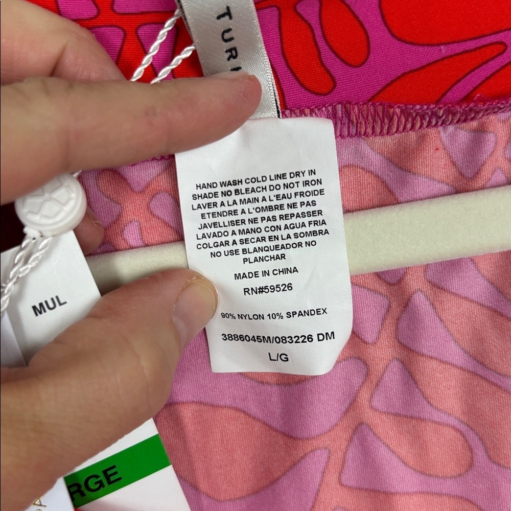 NWT Trina Turk Swim & Spa Collection Red and Pink Cover Up - L - Picture 5 of 9